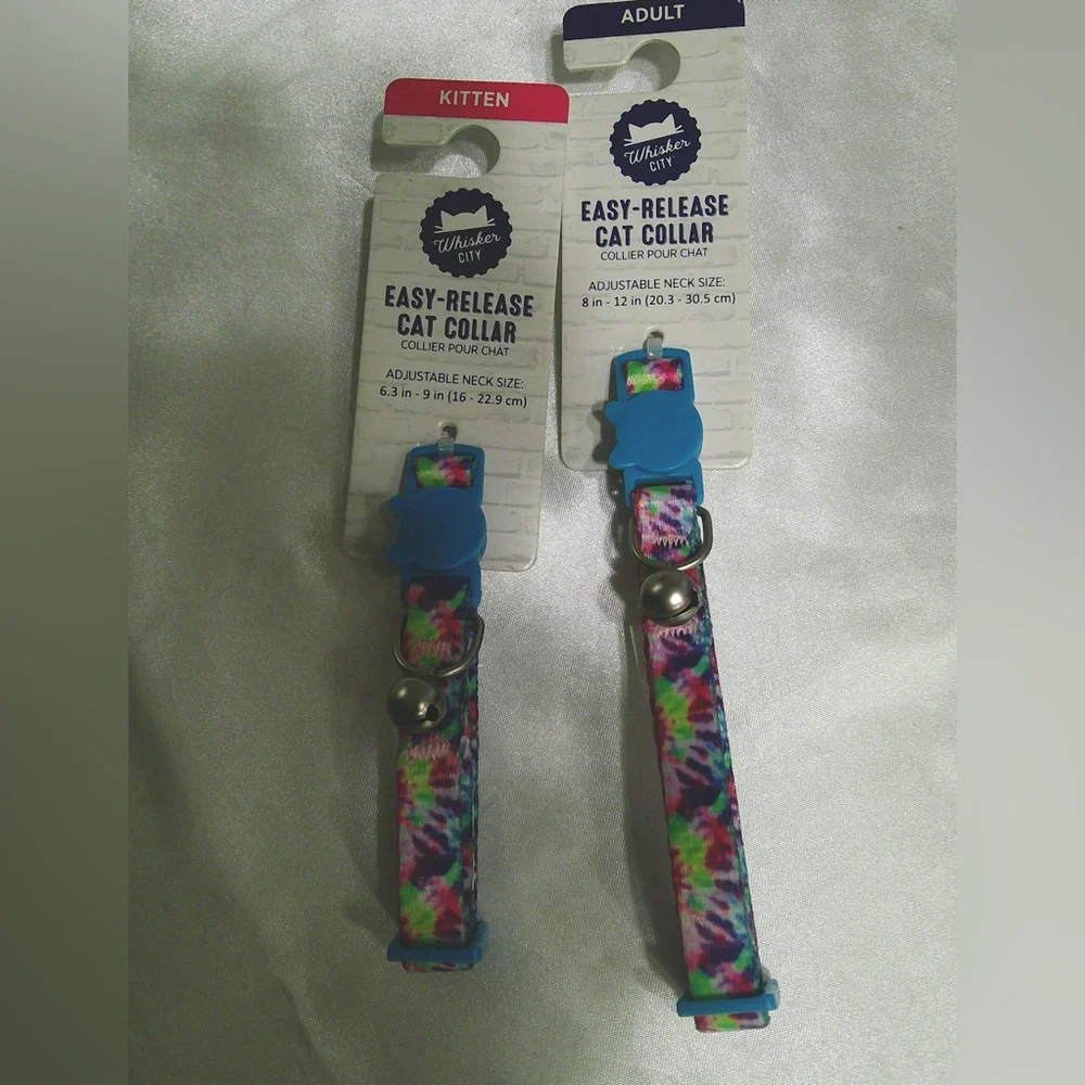 Whisker City Tie-Dye Easy Release Cat Collar
